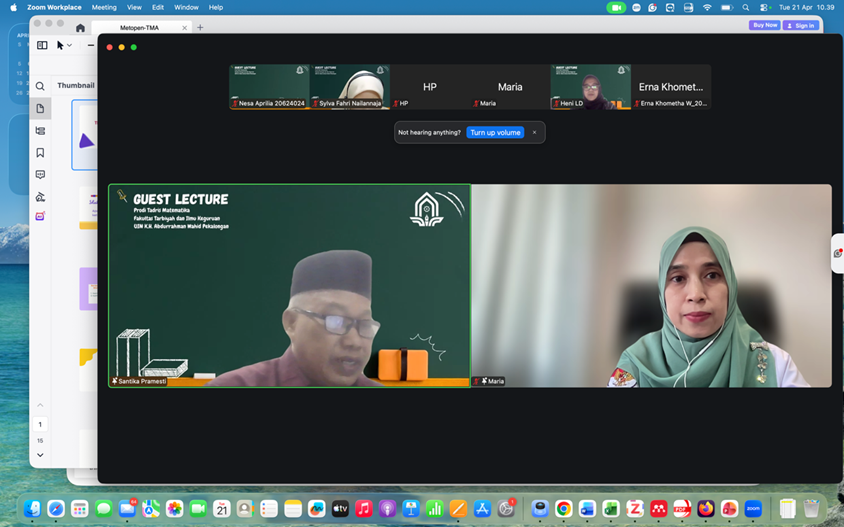 Sinergi Keilmuan: Dosen Tadris Matematika UIN Saizu Isi Kuliah Tamu Metodologi Penelitian di UIN Gusdur